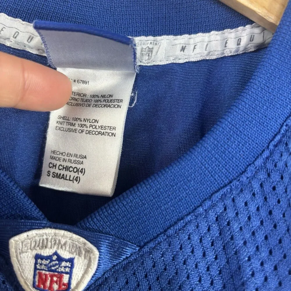 Vintage 90s Reebok NFL Indianapolis Colts #18 Peyton Manning Jersey Youth S Blue